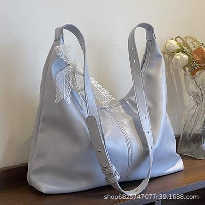 Ultra-soft Large-capacity Commuter Bag Women's New 2025 Popular One-shoulder Underarm Bag Textured Tote Bag