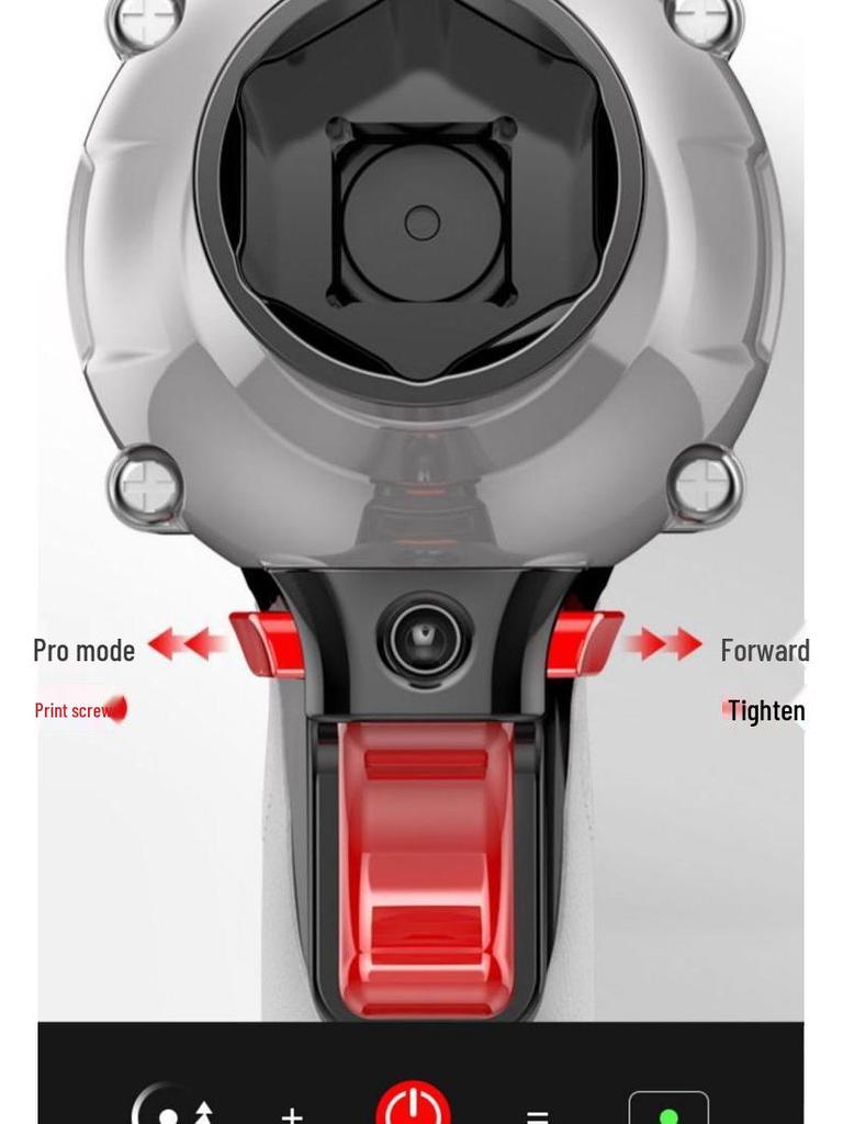 Drehmomentstarker bürstenloser Akku-Schlagschrauber mit Lithium-Akku für Holzbearbeitung und Autoreparatur