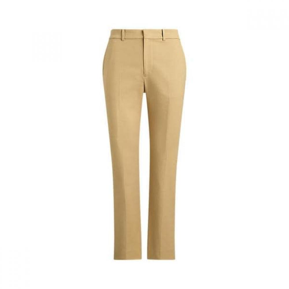 Lauren Ralph Lauren Womens Double Face Cotton Slim Straight Pants Wmlrpntsbv2036 0
