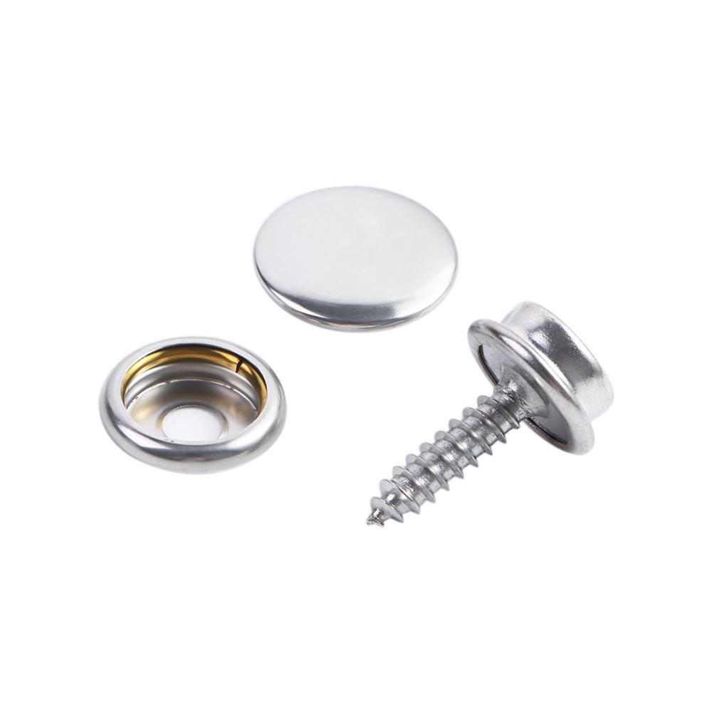 Marine Yacht Sockets Buttons Tapping Snap Fastener Kit Snap Fastener Screw Kit Canvas Cover Tools