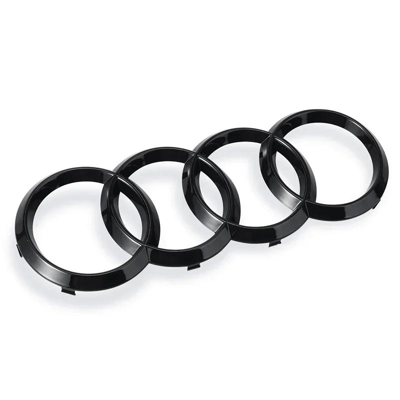 Car Logo Badge Car Front Grille Rear Trunk 4Ring Emblem For 112a A1 A3 A4 A5 A6 A7 S3 S4 S5 S6 RS3 RS4 RS5 RS6 Q3 Q5 Q7a112
