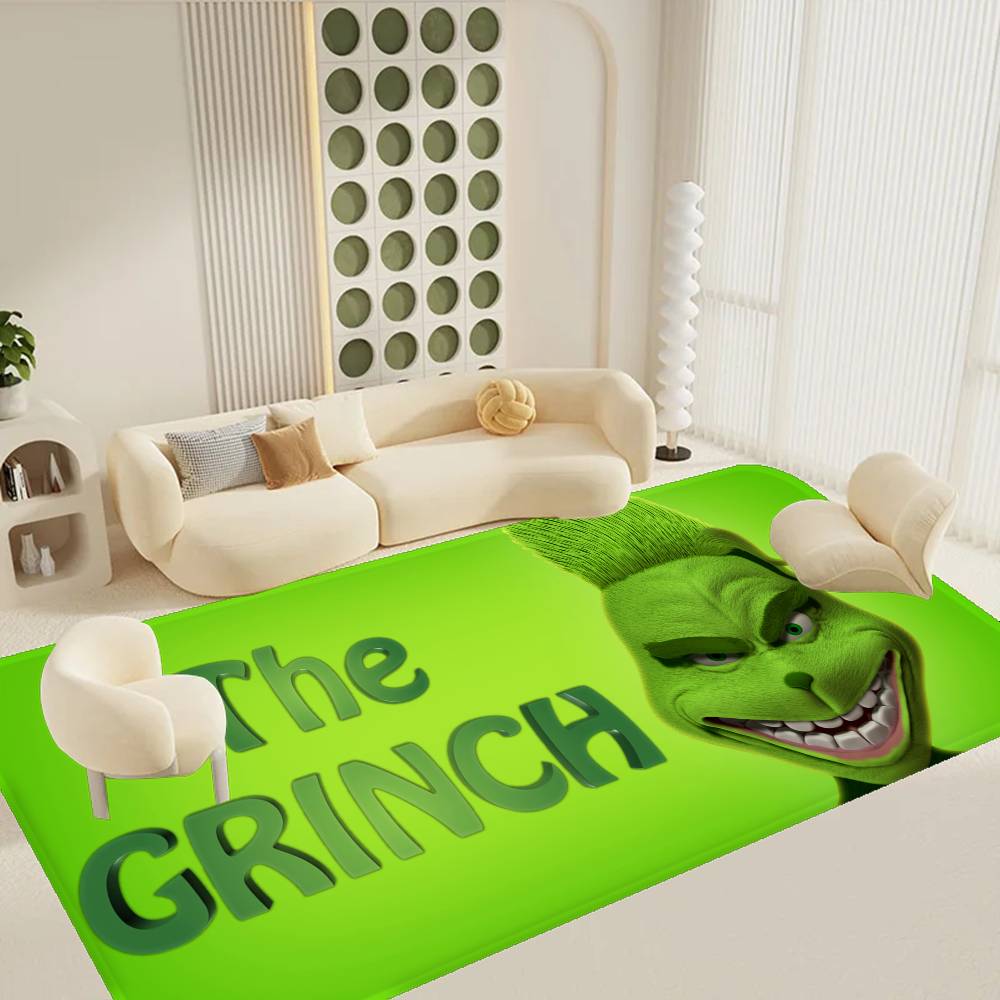 Cartoon THE G-GRINCHS Kitchen Mat Kids Room Bedroom Decoration Balcony Anti-Slip Doormat Living Room Alfombra