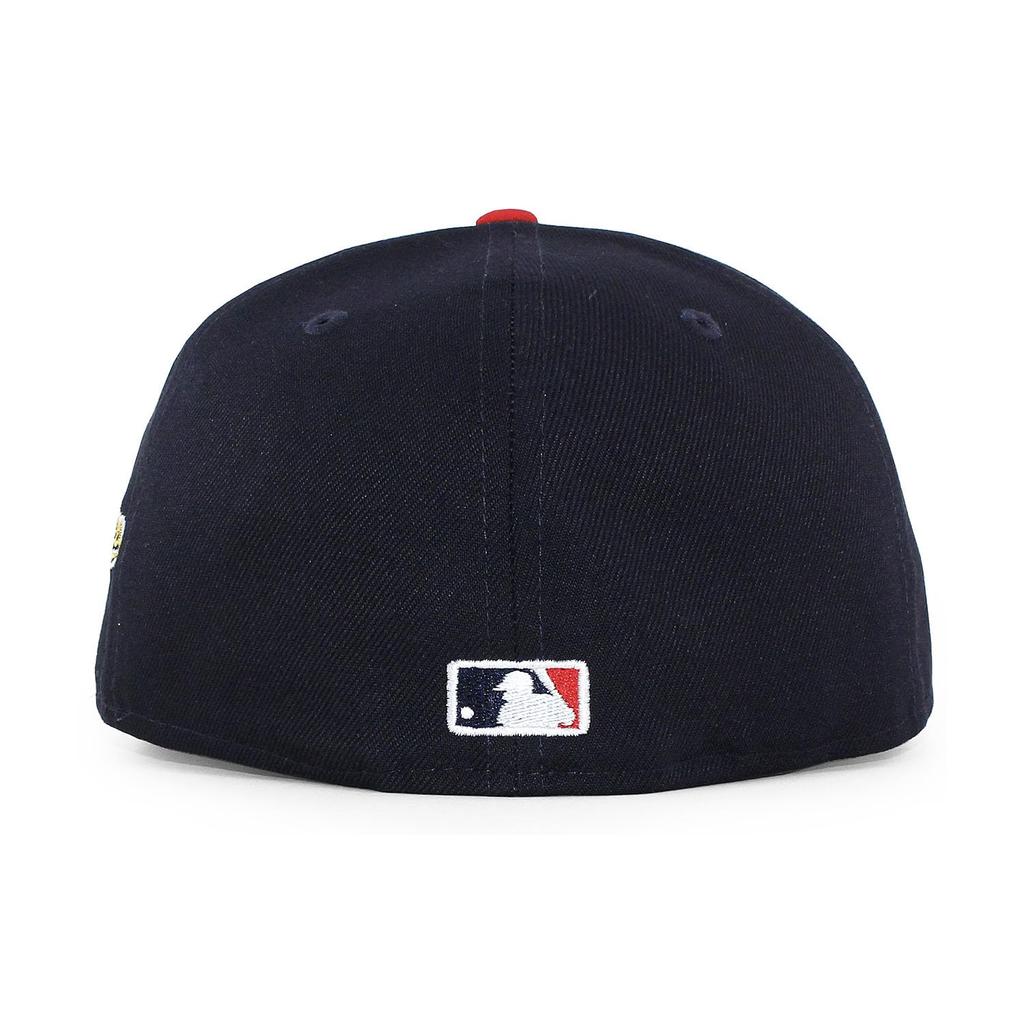 New Era 59FIFTY Atlanta Braves MLB 1995 World Series Game Fitted Size World Series Side Patch Cap, Navy, 8, 5950, [Used]