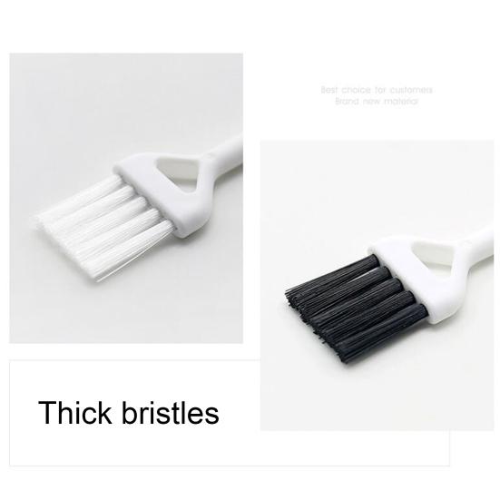 4Pcs Manual Keyboard Brush Ergonomic Long Handle Garlic Coffee Machine Cleaning Brush Household Supplies