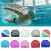Non-Slip Silicone Swim Cap Elastic Wrinkle Free Snorkeling Cap Durable Long Hair Protection Waterproof Bathing Cap Swim Training