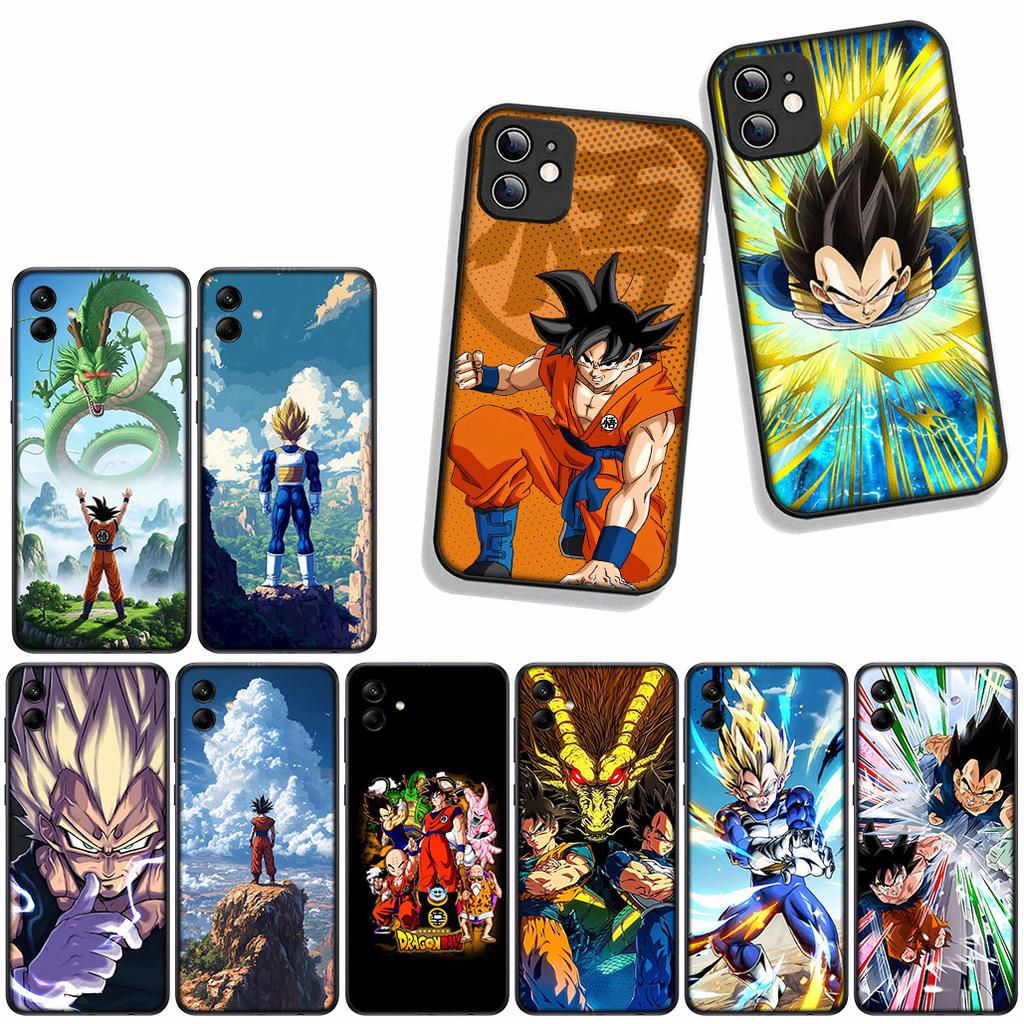 for Motorola Moto G54 G05 G24 G55 G75 G85 G15 G57 G86 Power Edge 50 30 Ultra Fusion neo Pro Case Son Gokus Dragon Vegeta Ball Z
