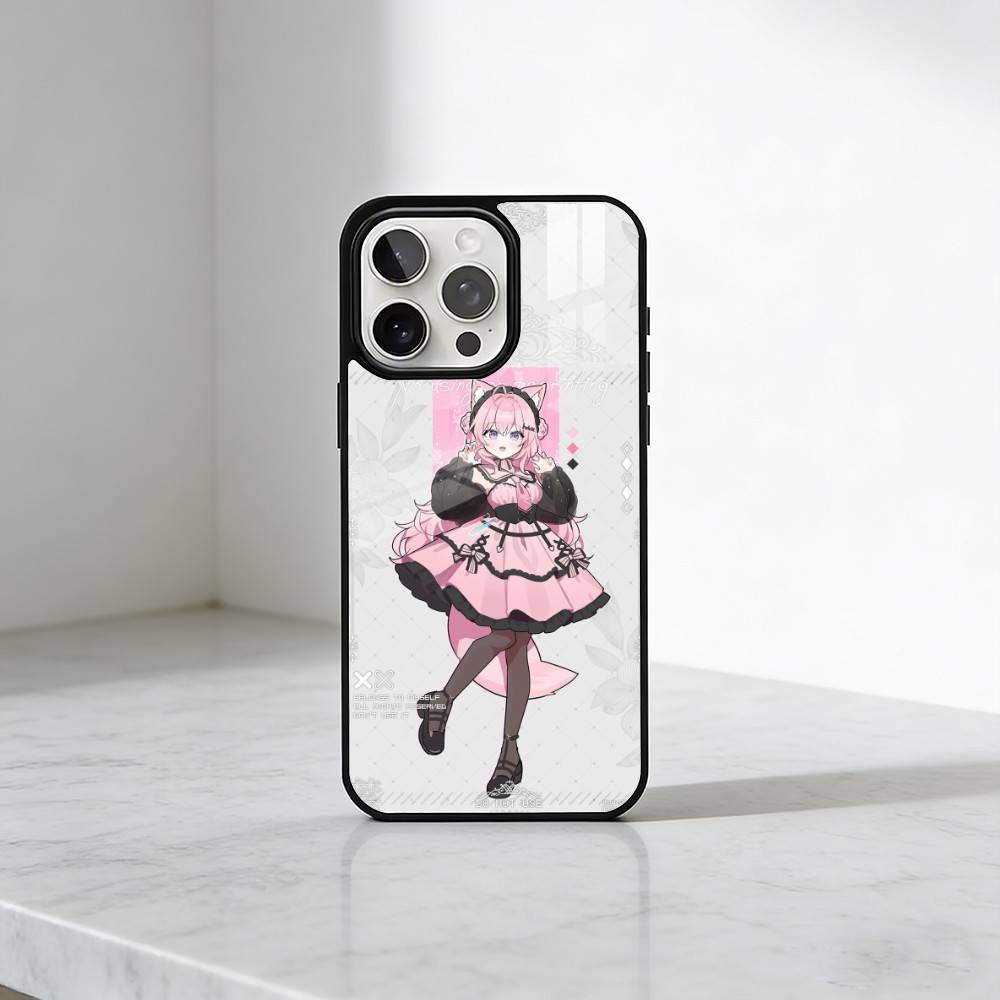 HOLO Characters On Lolita Phone Case For iPhone17,16,15,14,13 Plus,Pro Max Magnetic For Magsafe Wireless Charging