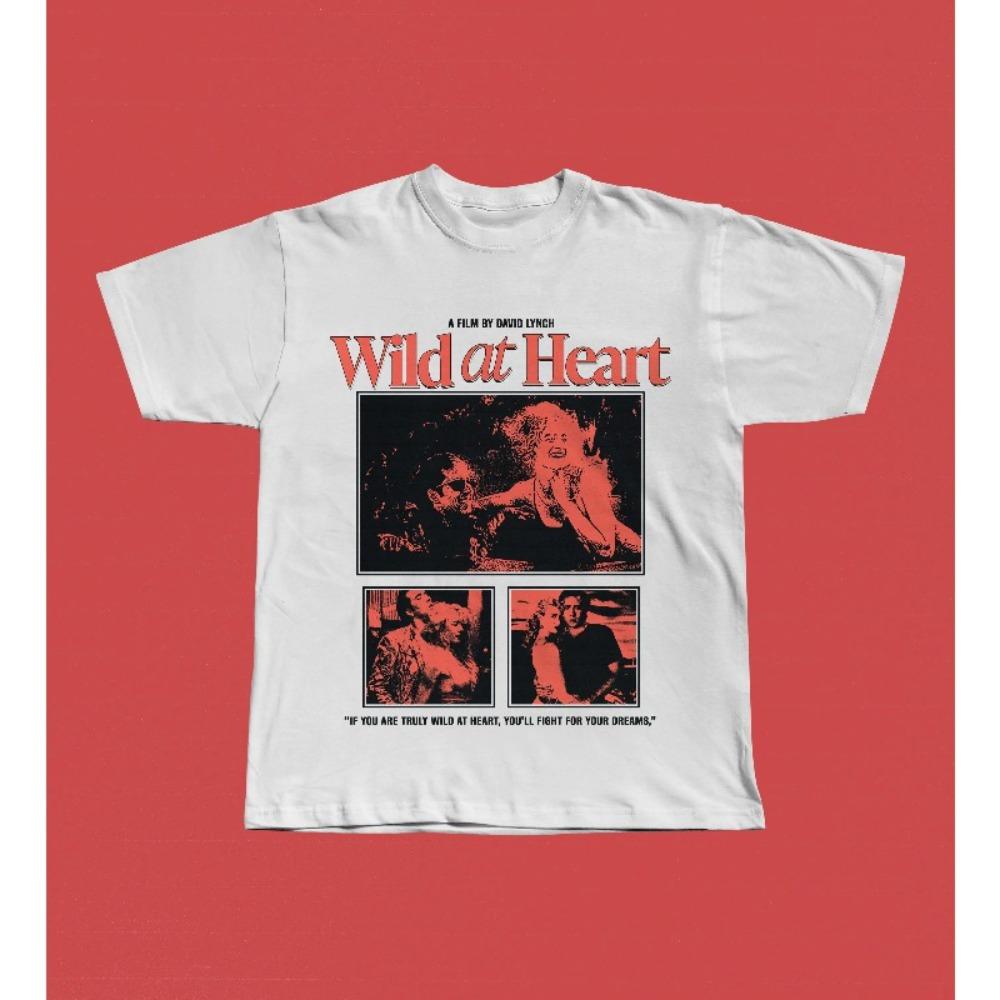 

Wild Heart Tshirt David Lynch Classic Movie Tshirt Summer New Fashion Cotton Unisex Tshirt Shirts for Women S