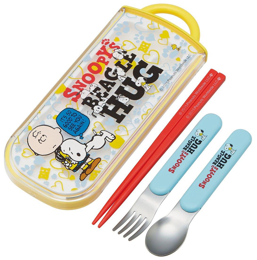 

Набор Trio Sliding and Fork Snoopy and Beagle TCS1A, Палочки для еды, Ложка, Набор, Обнимать,