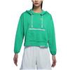 Nike Swoosh Fly Standard Issue Solid Color Hooded Zip Pocket Design Long Sleeve Sweatshirt Women Sweatshirt Green DA6484-370
