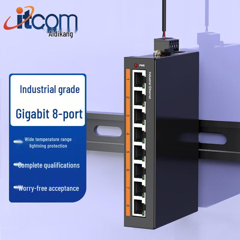 

Aidicom IT168 Unmanaged Industrial Ethernet Switch