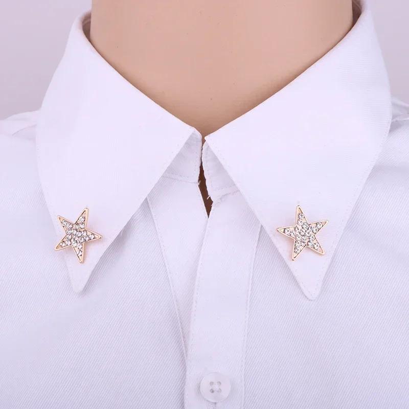 I-Remiel Vintage Driehoek Kroon Kraagspeld voor Mannen Vrouwen - Uitgesneden Broche Embleem Sieraden voor Shirt Pak Accessoires