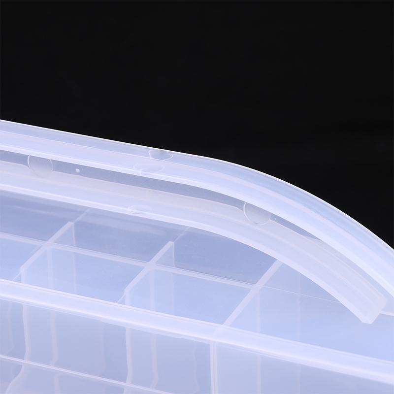 30 Grid Nail Polish Display Organizer Box Clear Double Side Nail Uv Gel Holder Shelf Quick Install Cosmetic Rack Manicure