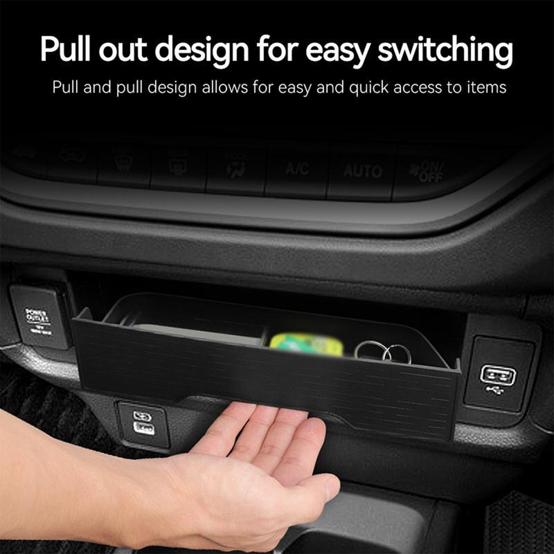 For Honda WR-V WRV -2025 JP Version Water Cup Holder Drinks Storage Center Console Drawer Waterproof Tidying Organizer Case