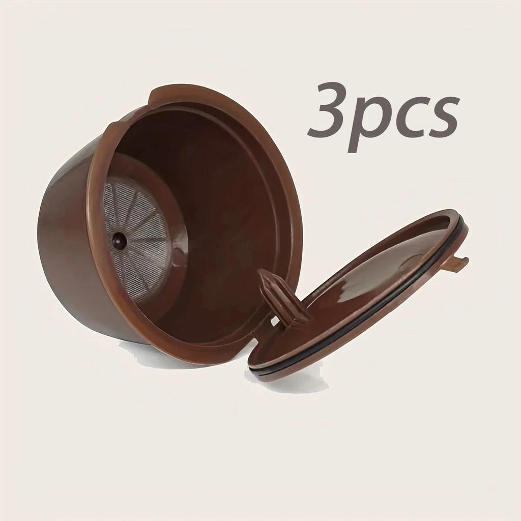 1/3pcs Refillable Coffee Capsules Filter Cup Compatible Taste Adapter Reusable Nescafe Dolce Gusto Machine Pod Compatible Kit