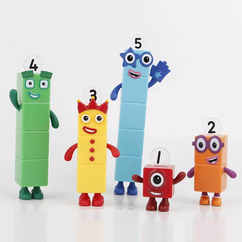Unique Number Pvc Block Figurines For Children Perfect For Playful Imagination And Collecting