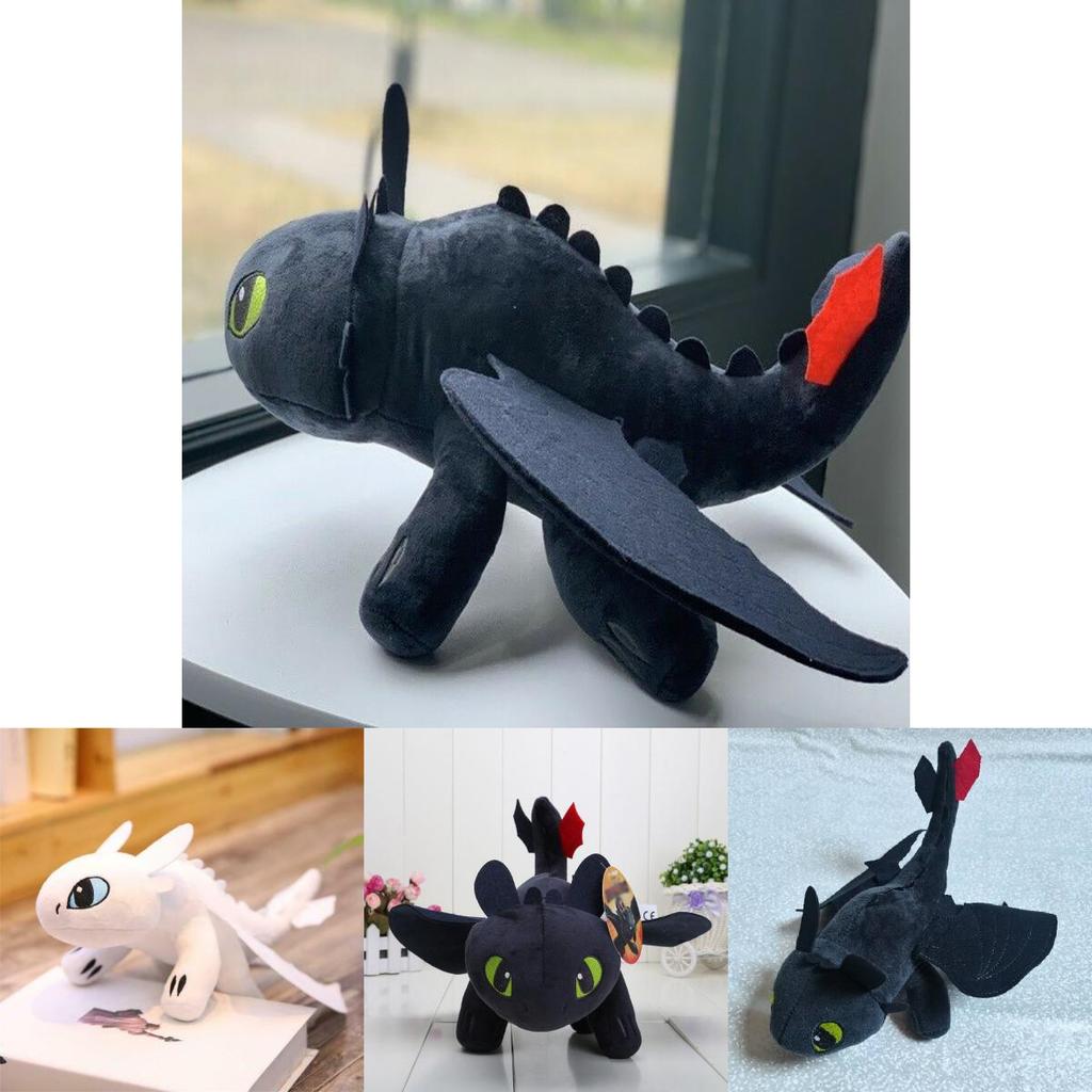 Soft Plush How To Train Your Dragon Toothless Night Fury Toy Available In Various Sizes Perfect For Anime Fans