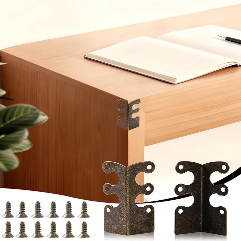 6/12 Stück Metall-Eckenschutz Sockelleisten-Eckschützer Boden Sockelleiste Eckschutzpolster Haus Wohnzimmer Büro