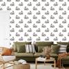 Rabbits Wallpaper In Dark Color for Living Room and Bedroom 50x1000
