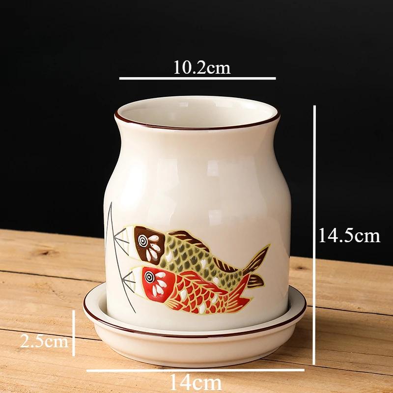 

1pc Ceramic Drain Chopstick Holder Kitchen Utensil Storage Household Fork Storage Rack Home Decoration Drain Chopsticks Basket