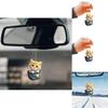 Car Decor Acrylic Cute Cat Interior Mirror Hanging Ornament For Kid Interior