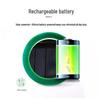 Solar-Powered Wide Brim Sunshade Hat with Lithium Battery Fan for Men