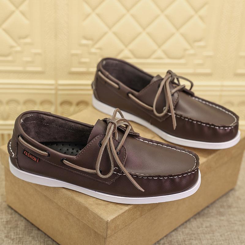 

Fashion Popular Casual and Fashionable Sports Shoes PU European and American Lace Up Business Brand Le Fu Shoes Size 39-47 Men Shoes 39