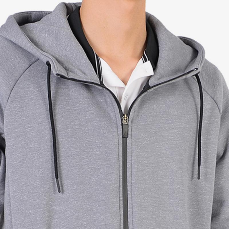 Jordan Jackets Men's Gray Hooded Moderate Other 809473-065