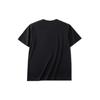 Anta Solid Color Print Casual Sports T-Shirt Men Tops Black 152221128-4
