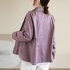 Fashion Loose Drawstring Trench Coat Double-Breasted Casual Loose Short Jacket Women's Cotton Top Spring Autumn