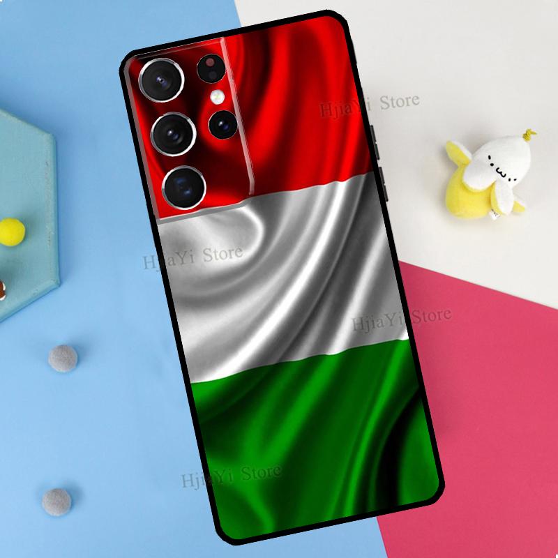 Italy Flag Phone Case For Samsung Galaxy S23 S22 Ultra Note 20 10 S8 S9 S10 Plus S20 FE S21 FE Cover