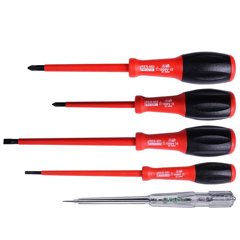 RUBICON VDE 1000V Insulated Screwdriver Set