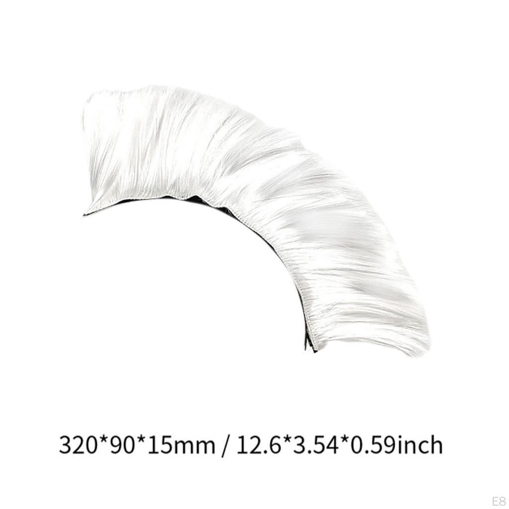 Helmet Cosplay Costume Headdress Lightweight Reusable Role Playing Hairpiece for Cycling Birthday