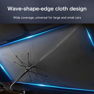 Parasole per auto Parabrezza Ombrello Rivestimento anti-UV Protezione solare Termoisolante Facile da installare Parabrezza per auto Parabrezza per finestrino anteriore Copertura parasole