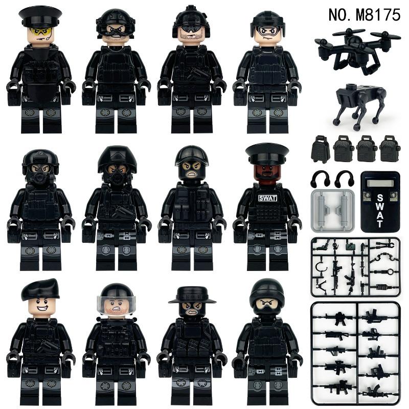 Special Police Forces Jungle Scouts Police Bandits Children Educational Assembly Building Blocks Toys Toys for Girls Dolls