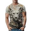 T-shirt da uomo con stampa 3D di Gesù a maniche corte, casual, girocollo, design con mani in preghiera, maglietta da uomo, nuova, top oversize