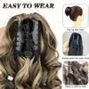 Claw Clip Hair Ponytail Extension Natural Claw Clip Ponytail Extension  Thin Hair Volume