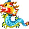 3D Dragon Foil Balloons Chinese New Year Dragon Year Ornaments Balloons  Home New Year Party Supply