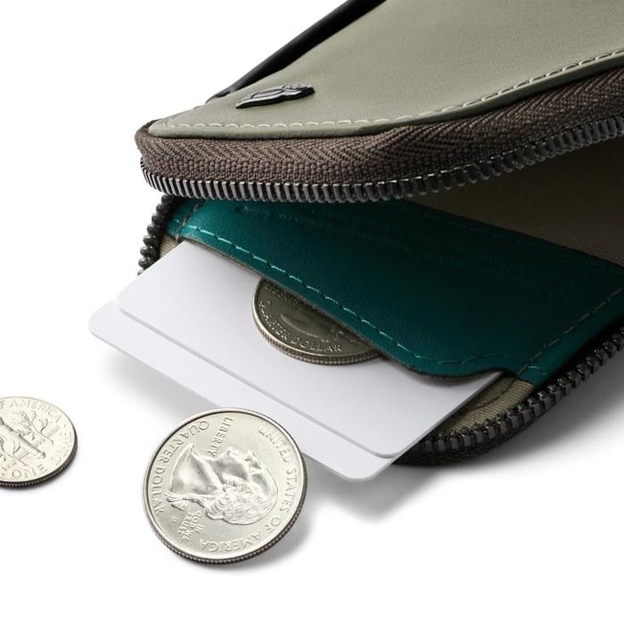 [Bellroy] Card Pocket Slim Leather Wallet - Willow One Size