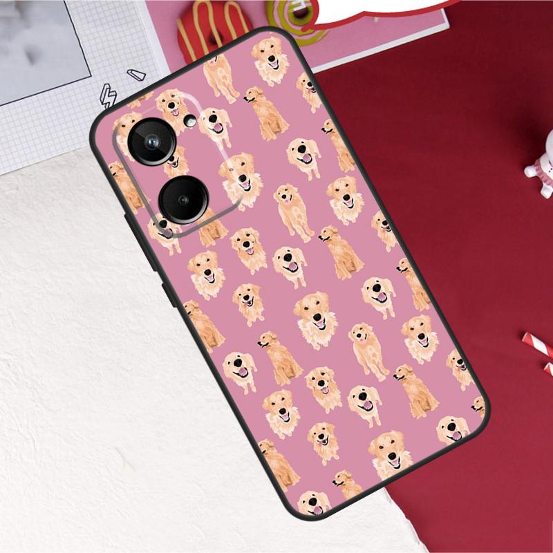 Golden Retriever Dog Case For Realme 10 Pro Plus 8 9 C35 C31 C30 C11 C15 C21Y C25Y GT Neo 3T 2T GT Neo 5 Cover