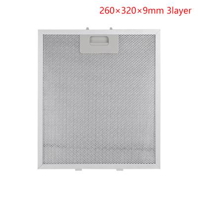 European Range Hood Filter - 3/5-layer Aluminum Grease Filter Panel for Kitchen Exhaust Systems