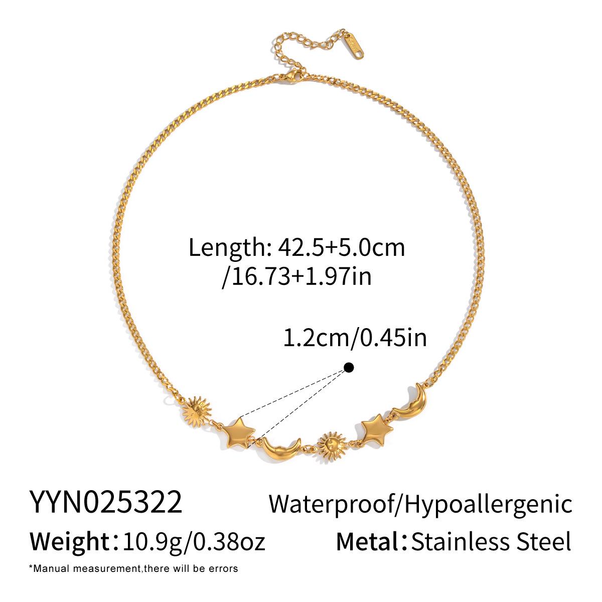 

Xia Ling European American Fashion Stainless Steel Necklace: Elegant & Durable Titanium Jewelry for Women.