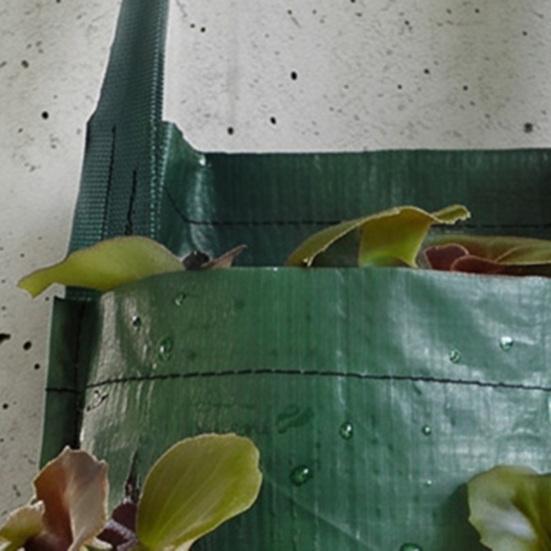 Hanging Strawberry Grow Bag Upside Down Strawberry Planter Reusable Breathable Plant Grow Bag with 4 6 8 10 Planting Holes for Vegetables And