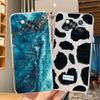 Cow Black Pink Leopard Print For Xiaomi Poco X3 NFC X3Pro X 3 6.67" Phone Case Camera Protection Cover Artistic Blue Marble TPU