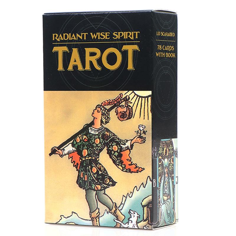 Radiant Wise Spirit Tarot Cards English Board Game Divination Predicts Games
