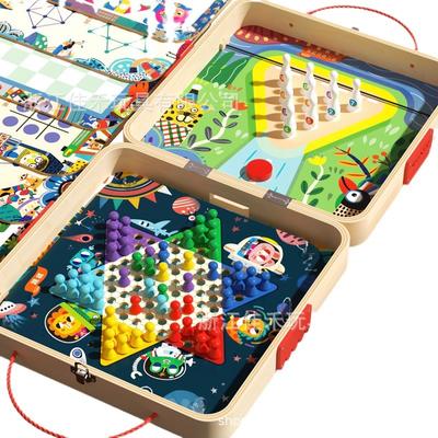 Multi Functional Desktop Game Go GoGo Flying Go Multi In One Chessboard Set Children's Puzzle Board Game Complete Collection