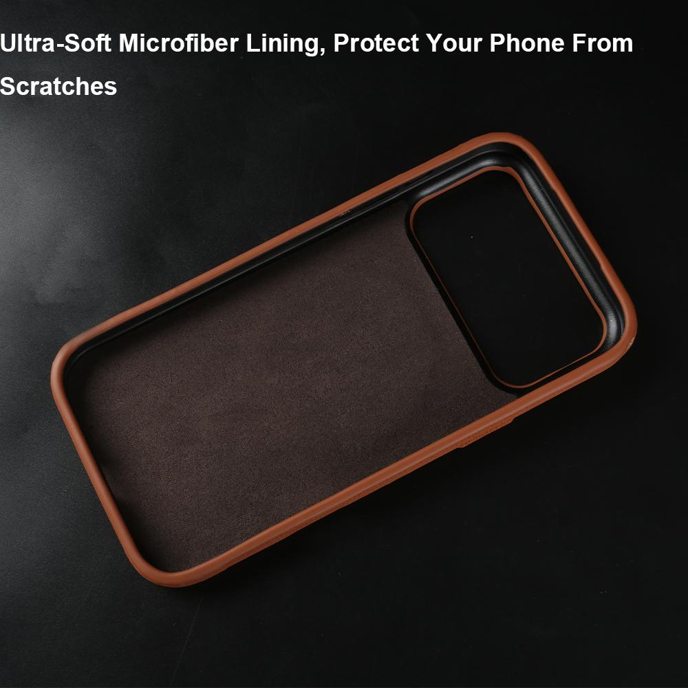 Premium Leather Case For Iphone 17 Pro Max 16 15 14 Plus 16e 17e 12 13 Mini 11 X XS Max XR 7 8 Phone Case Back Cover Coque Funda