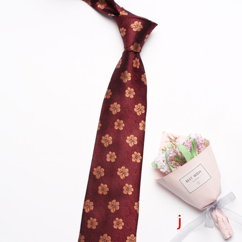 Business Dress Suit Tie Men'S Polyester Red Wedding Tie