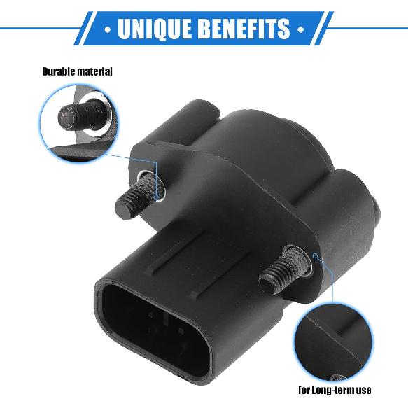 Ersatz für Gaspedalstellungssensor, kompatibel für Jeep Wrangler 2.5L 4.0L 1991-1996, für Jeep Cherokee 4.0L 1991-2001, mit Schrauben