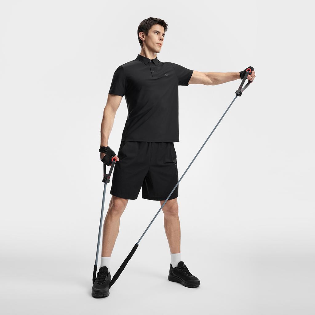 Fila Fitness Series Classic Simple Sports Training Casual Versatile Short Sleeve Polo Shirt Men Tops A51M621110FBK